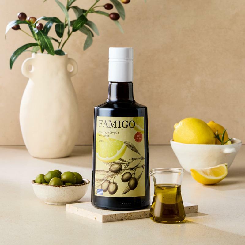 [파미고] 엑스트라버진 올리브오일 위드 레몬 500ml