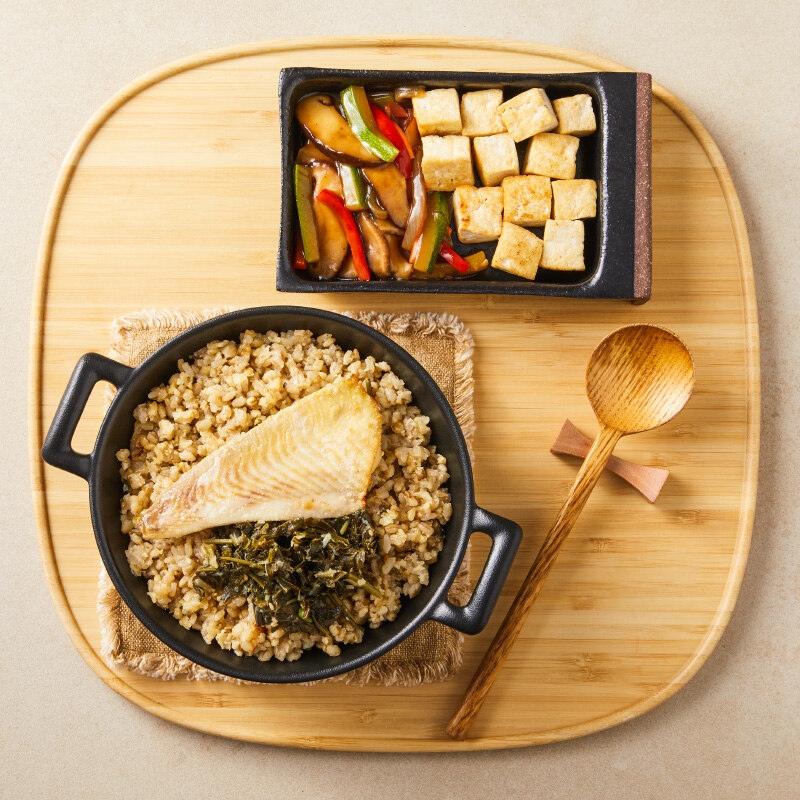 [저콜레스테롤] 가자미 솥밥 & 궁중 두부 버섯 290g