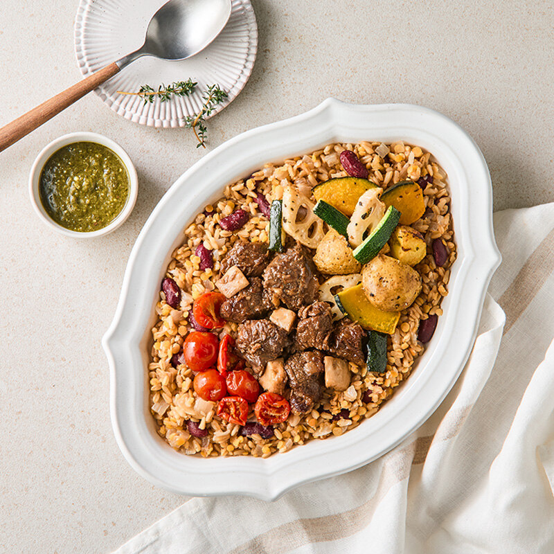 NEW 바질 페스토 스테이크 웜볼 360g