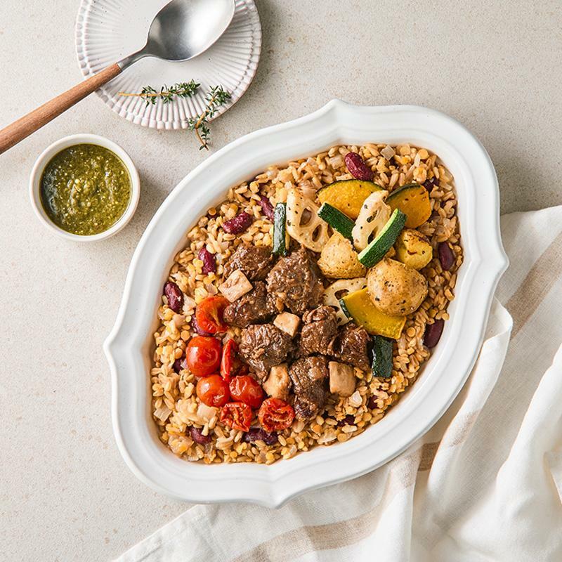 NEW 바질 페스토 스테이크 웜볼 360g