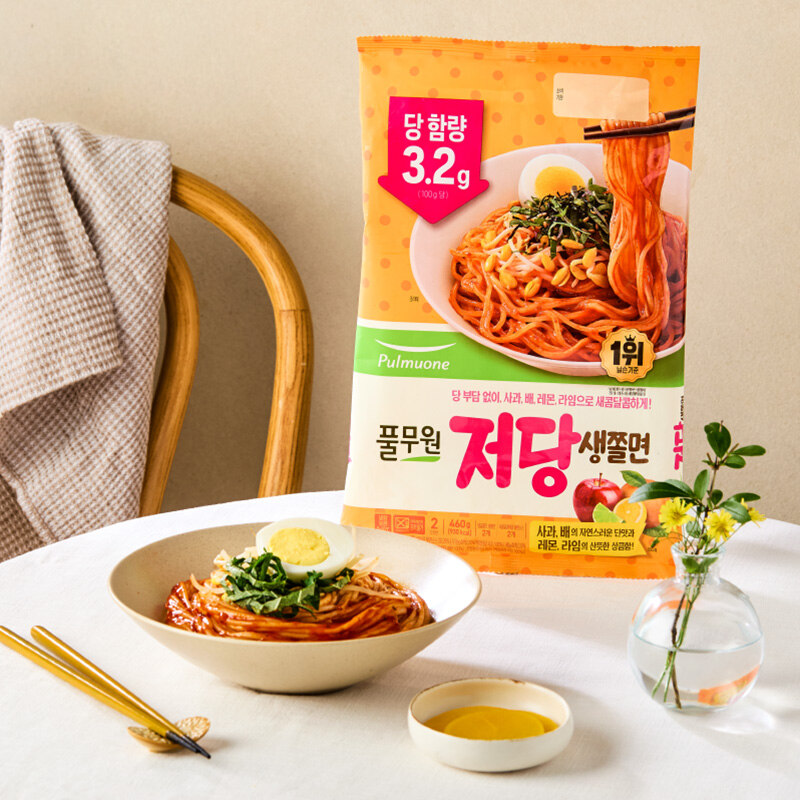 [풀무원] 저당 생쫄면 460g (2인분)