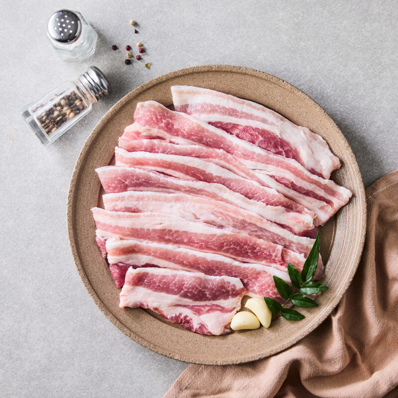 [포크빌] 무항생제 한돈 생대패삼겹 400g (냉장)