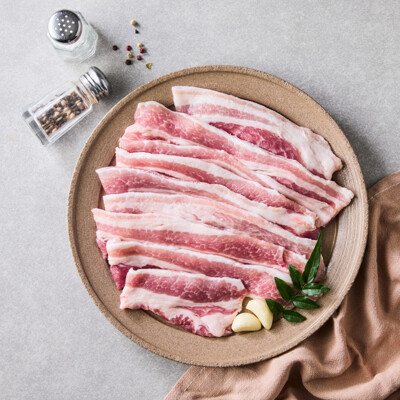 [포크빌] 무항생제 한돈 생대패삼겹 400g (냉장)