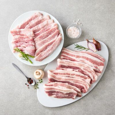 [사전예약] 호은농장 저탄소 듀록 삼겹살(400g)+항정살(300g)