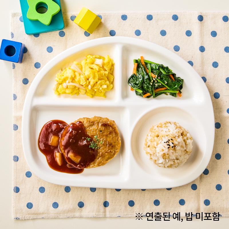 [키즈핏] 함박스테이크 세트 170g