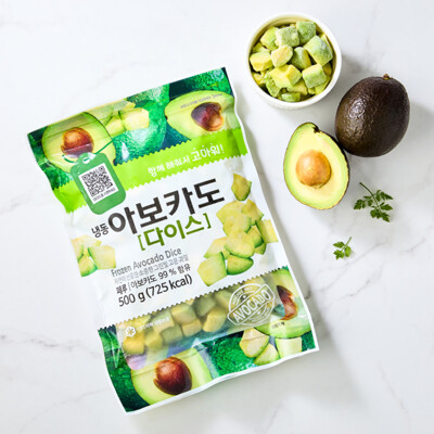 냉동 아보카도 다이스 500g