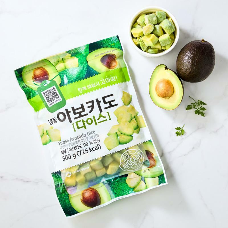 냉동 아보카도 다이스 500g