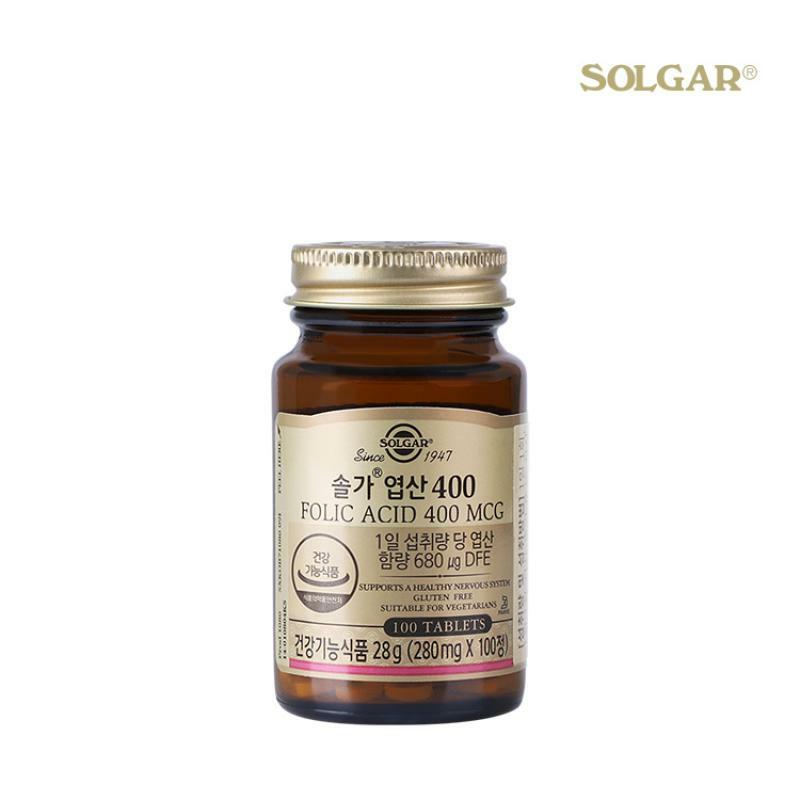 솔가 엽산 400 100정